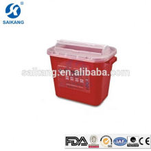 SKQ025 Sharps Container Kleine stapelbare chirurgische Versorgungsmaterialien Spritze Needles Box